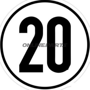 Km-Sign 200Mm Fol. 20T3004-20