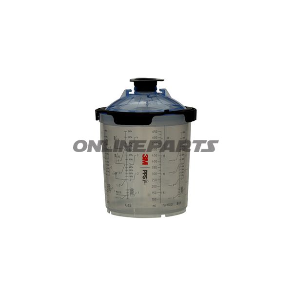 Pps Lackverarbeitung Kit 650Ml125u Filt Cont 50 Pcs 3M