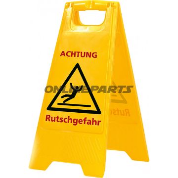 Warnschild Rutschgefahraufsteller Signalgelb