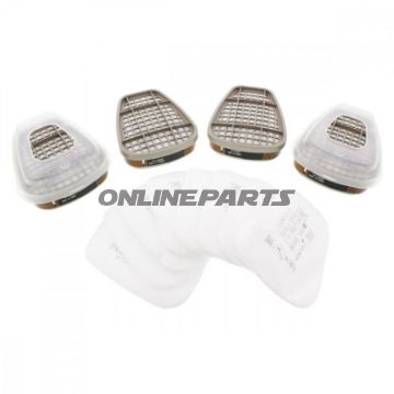 Filterset 3Mcont: 4X A2+ 8X P3+ 2X Housing