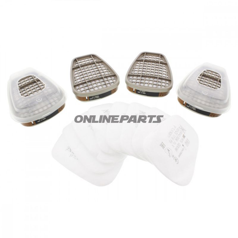 Filterset 3Mcont: 4X A2+ 8X P3+ 2X Housing