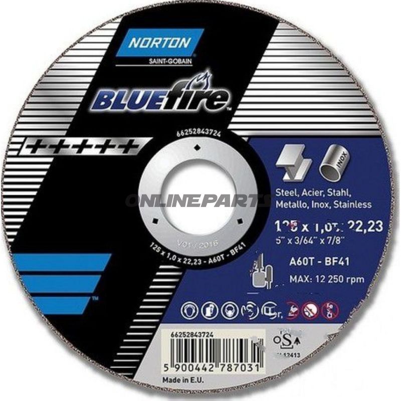 Cutting Disk 50X1x6gerade Metall Norton Industr Line