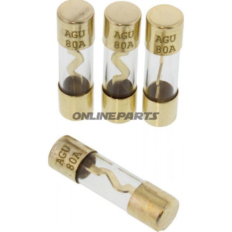 Glass Fuse Kit 80Aagu Cont: 4 Stueck