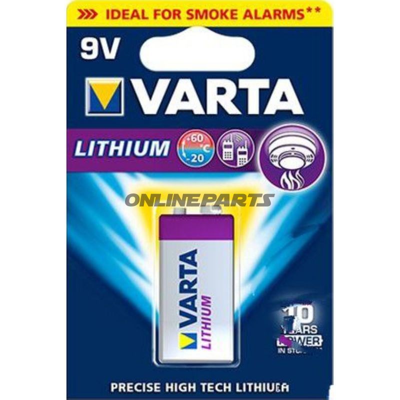 Battery 9V Block Va1er Blister Ultra Lithium-Ionen