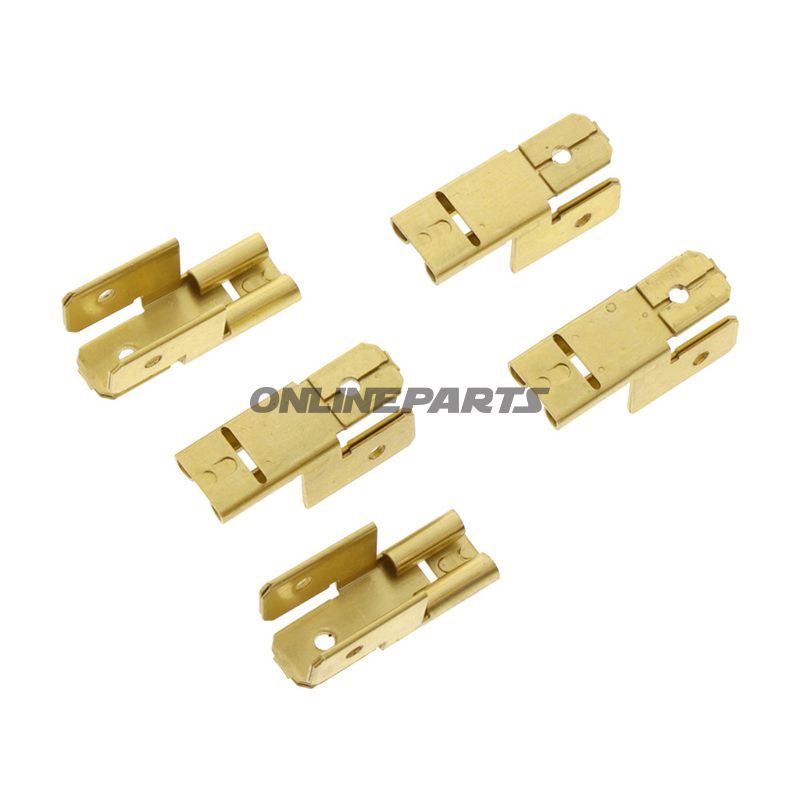 Flat Vert 6.3Mm Jmppack 5 Pcs