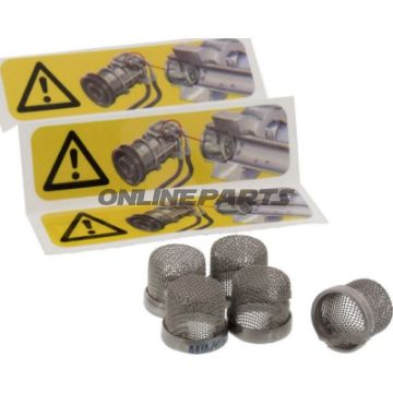 Filter Screens 12.95Mm 5 Piece0.510Z Klima