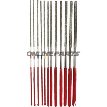 Rundfeilen Kit 12 Tlgdiamant Micro