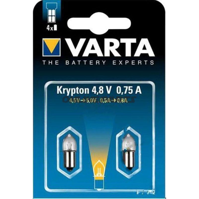 Bulb For Torch 4.8V2er Blister Varta 792