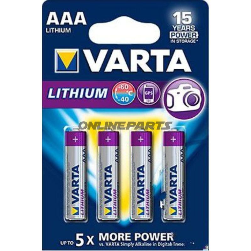 Battery Micro Aaa Va4er Blister Ultra Lithium-Ionen