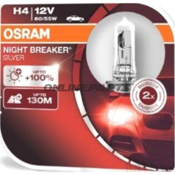 Bulb H4 12V60/55W Osrduo Night Breaker Silver