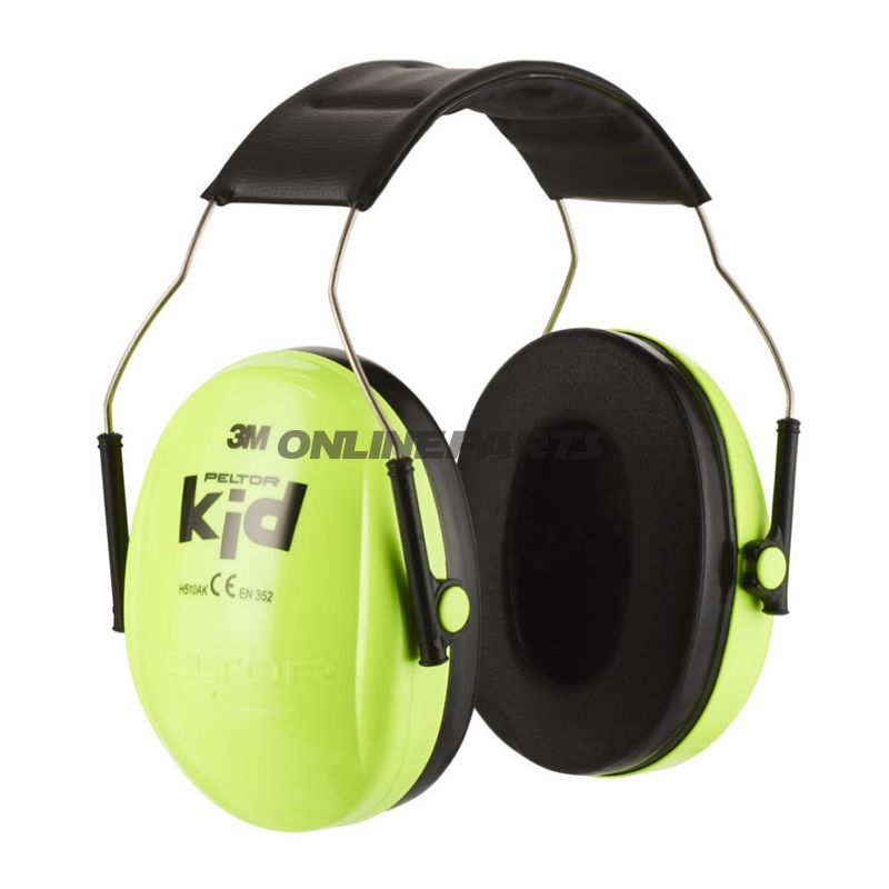 Ear Defender Peltorfor Kinder 27Db Neongruen