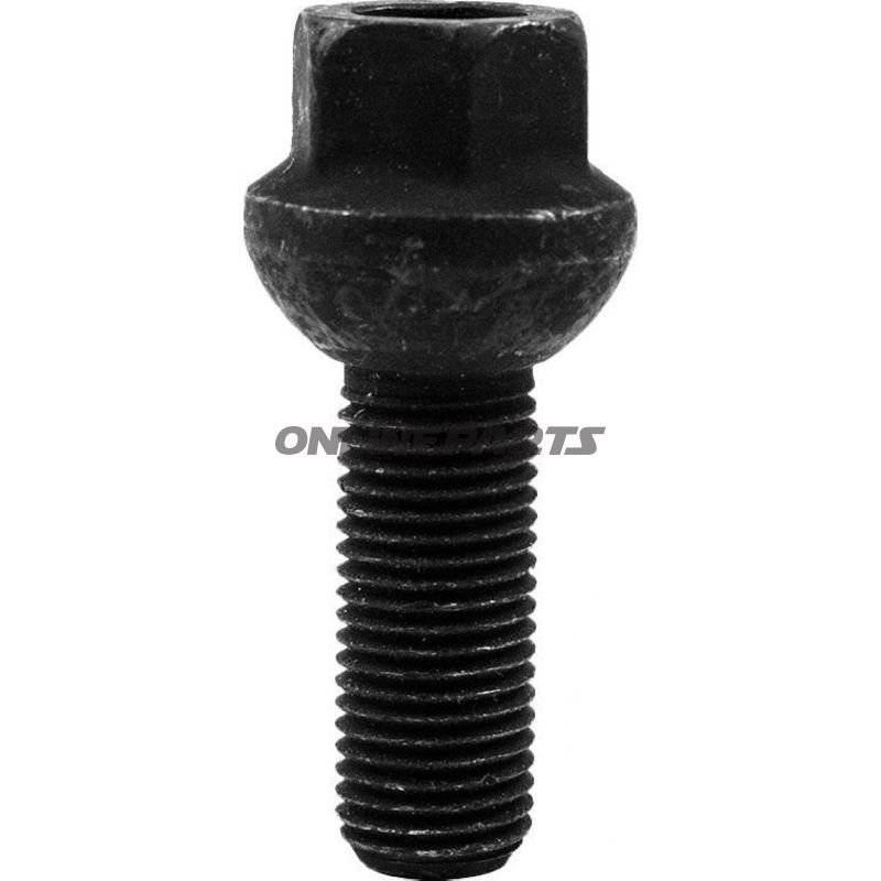 Wheel Nut M14x1.5X34 Ku 19Black Pkg 10 Pcs