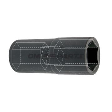 Kraft-Stecknuss 1/2 Zoll 20.5/21.5Spez Radmutter Ford