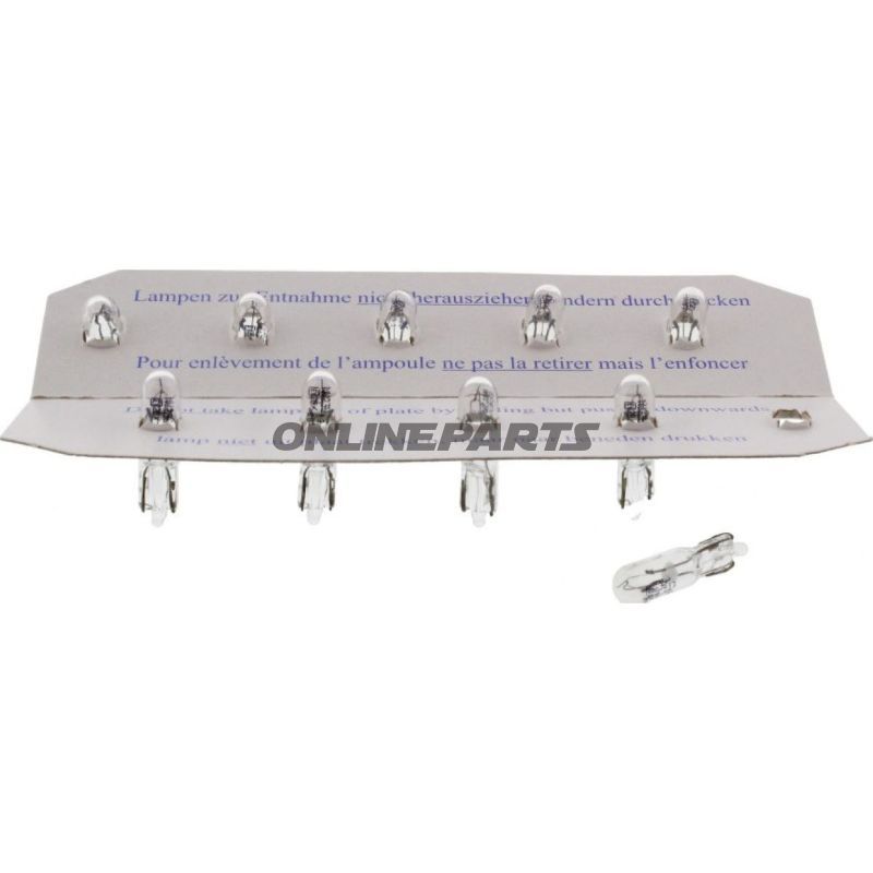 Bulb 12V2.3W W2x4.6D Jmppck 10 Pcs Jmp 1590201