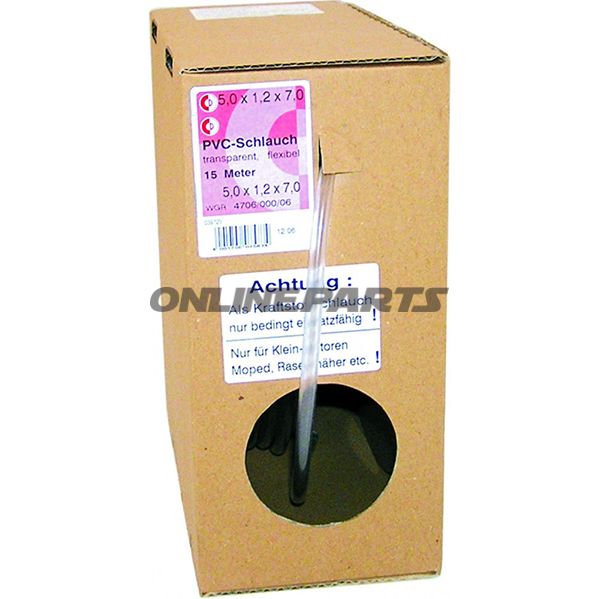 Slange Klar Pvc 5Mm, 15Malt No 4671806