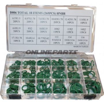 O Ring Kit Content 265Stck