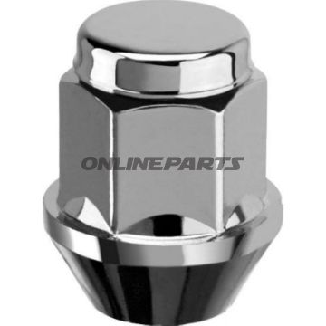 Wheel Nut M12x1.25 Ke 19Silver Pkg 10 Pcs