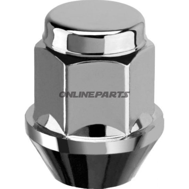 Wheel Nut M12x1.25 Ke 19Silver Pkg 10 Pcs