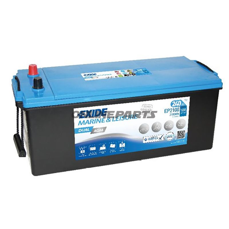 Starter- Und Versorgungsbatterie 12V240ah Agm Exidedual Agm