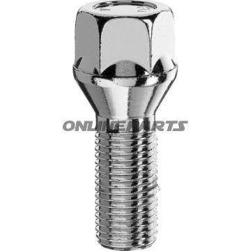 Wheel Nut M12x1.25X32 K19silver Pkg 10 Pcs