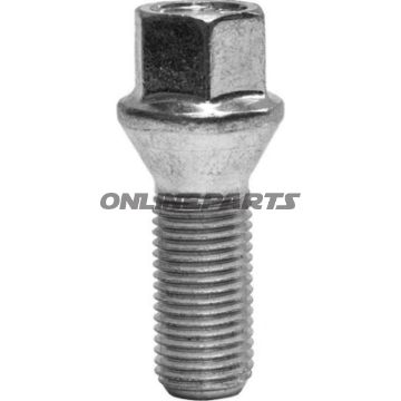 Wheel Nut M14x1.5X30 Ke 19Silver Pkg 10 Pcs