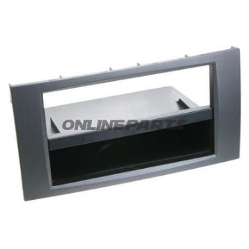 Radioblende 2-Din Anthrazitmit Fach