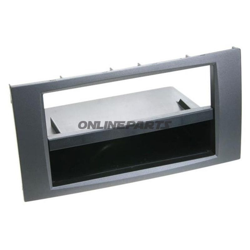 Radioblende 2-Din Anthrazitmit Fach