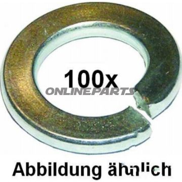 Fjederskive Vz M12 127Pck 100 Pcs