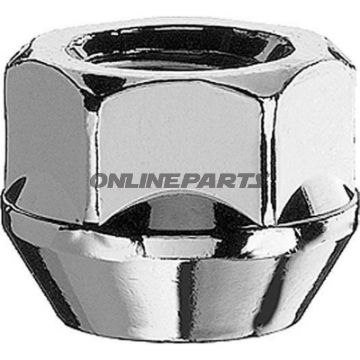 Wheel Nut M12x1.25 Ke 19Silver Pkg 10 Pcs