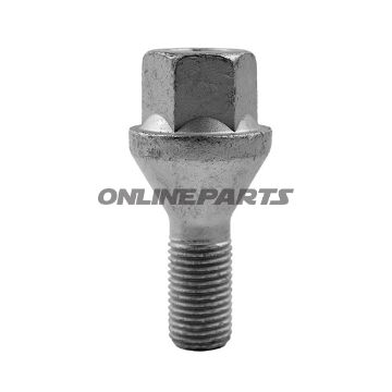 Wheel Nut M14x1.5X27 Ke 21Silver Pkg 10 Pcs
