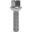Wheel Nut M12x1.5X40 Ku 17Silver Pkg 10 Pcs