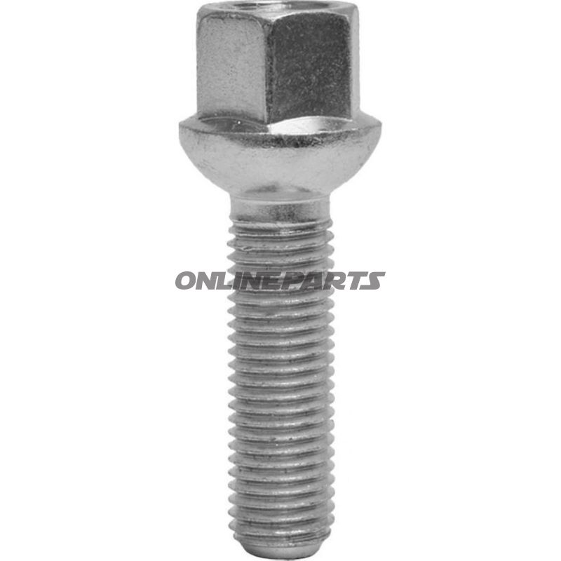Wheel Nut M12x1.5X40 Ku 17Silver Pkg 10 Pcs