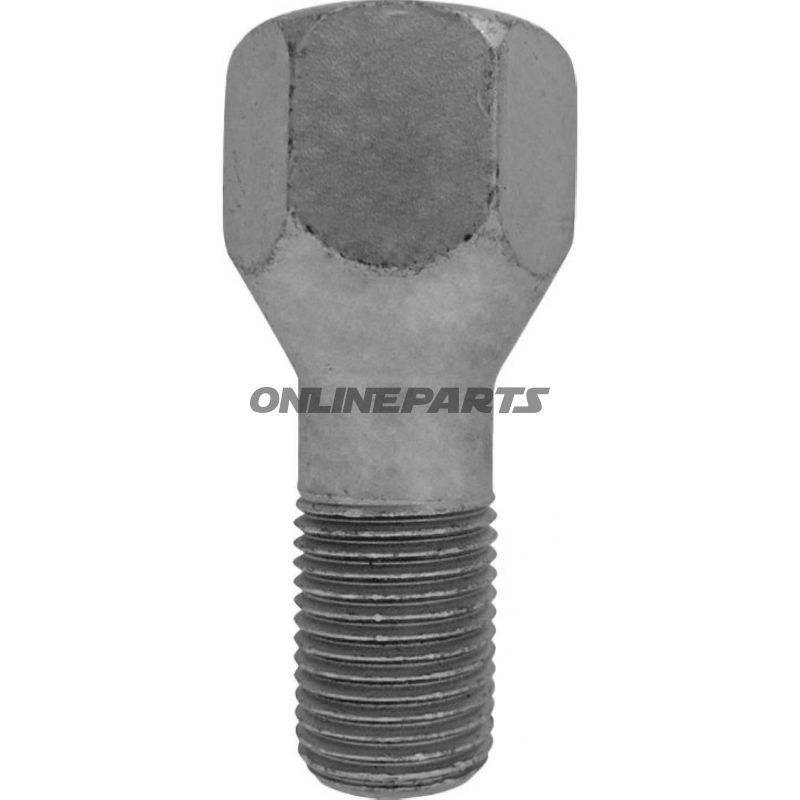 Wheel Nut M14x1.5X28 Ke 24Silver Pkg 10 Pcs