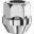 Wheel Nut M12x1.5 Ke 19Silver Pkg 10 Pcs