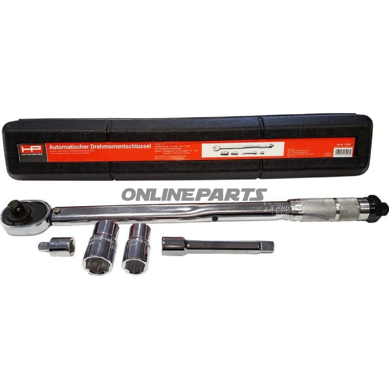 Torque Wrench Kit 210Nm1/2 Zoll Inklusive Zubehör