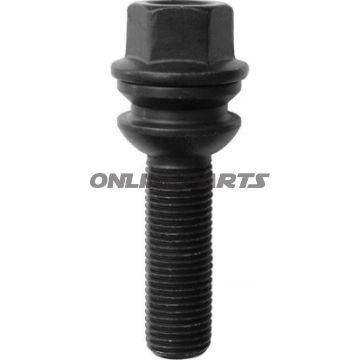 Wheel Nut M14x1.5X37 Ku 19Black Pkg 10 Pcs