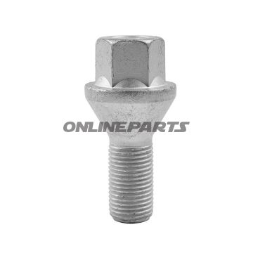 Wheel Nut M16x1.5X29 Ke 21Silver Pkg 10 Pcs