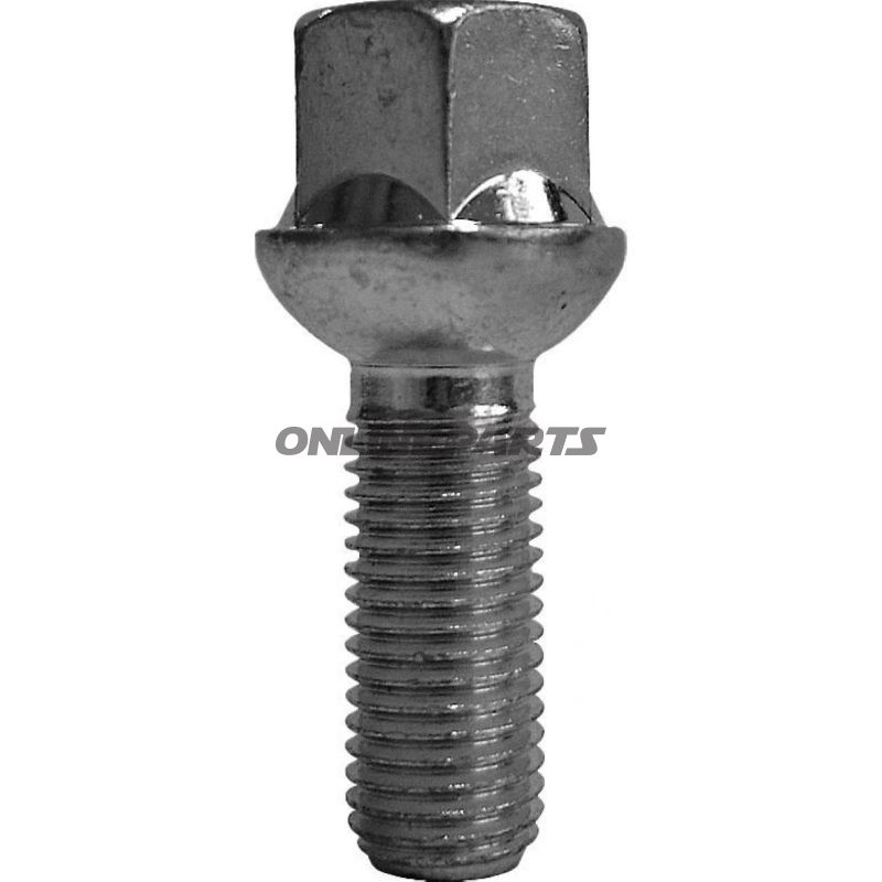 Wheel Nut M12x1.5X26 Ku 17Silver Pkg 10 Pcs