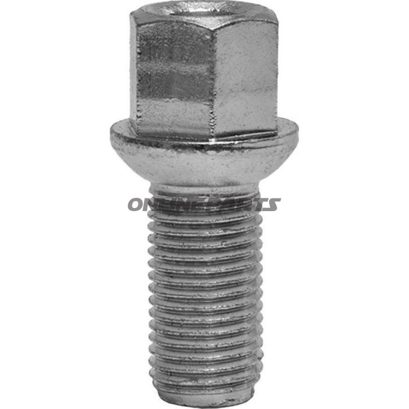 Wheel Nut M14x1.5X27 Ku 17Silver Pkg 10 Pcs