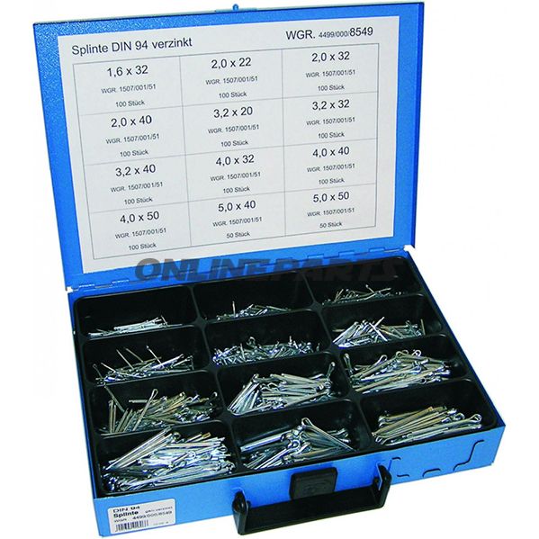 Split Sortiment 94Din 94 1100 Pieces