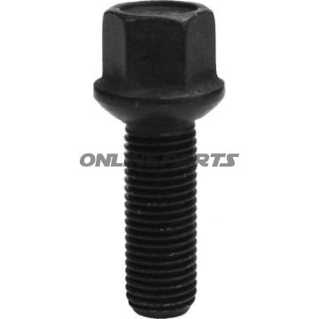 Wheel Nut M12x1.5X26 Ku 17Black Pkg 10 Pcs