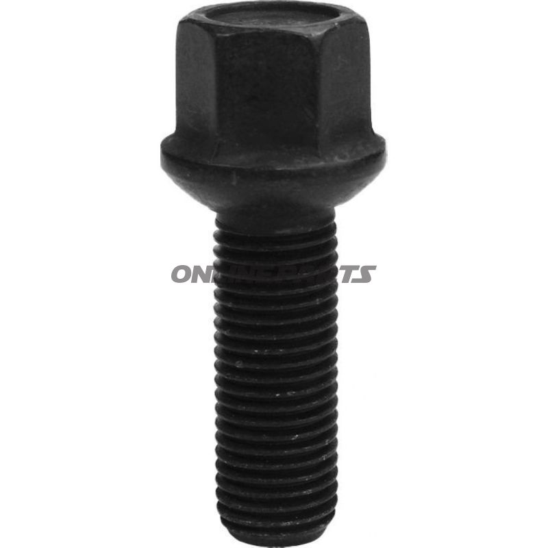 Wheel Nut M12x1.5X26 Ku 17Black Pkg 10 Pcs