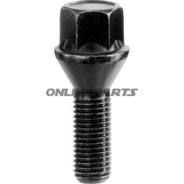 Wheel Nut M14x1.5X28 Ke17black Pkg 10 Pcs