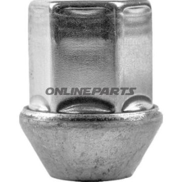 Wheel Nut M14x1.5 Ke 21Silver Pkg 10 Pcs