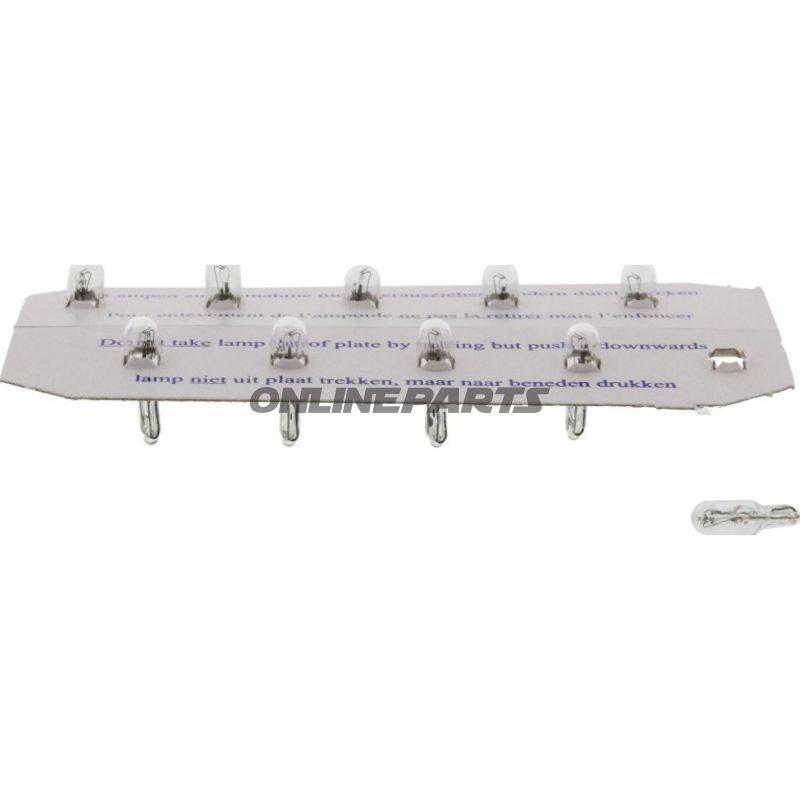 Bulb 12V1.2W W2x4.6 Jmppck 10 Pcs Jmp 1590202