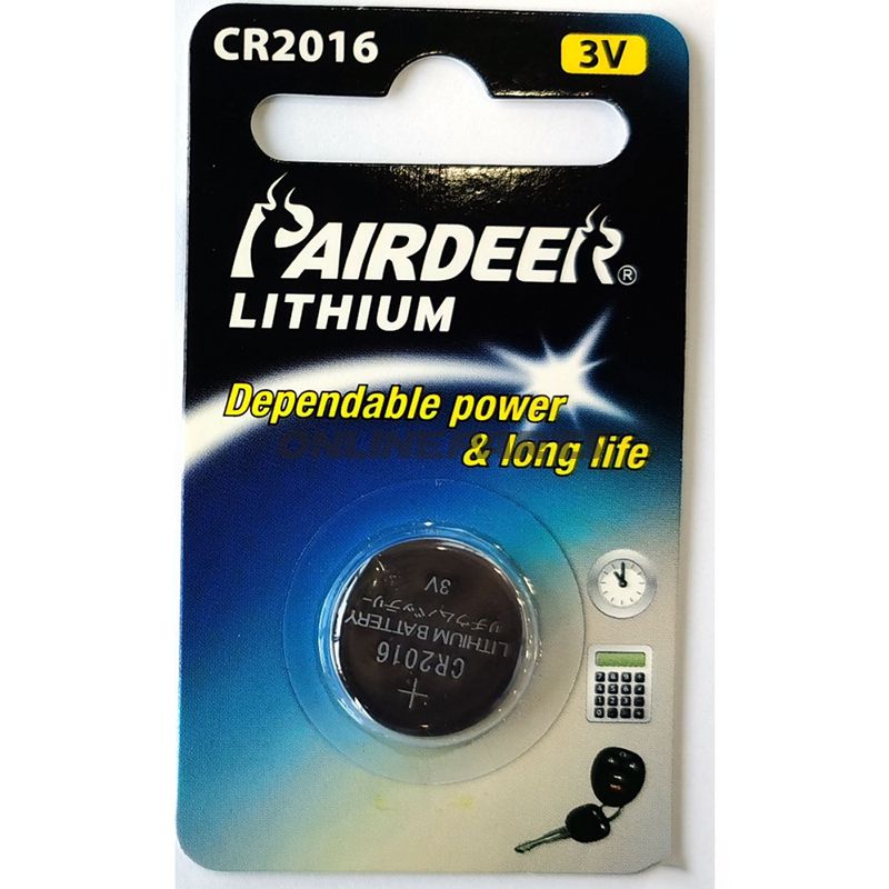 Battery Cr20161er Blister Stainless Steel 1566751