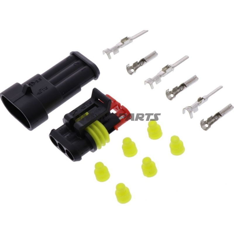 Steckgeh Kit 3Pol Jmptyco Amp Superseal