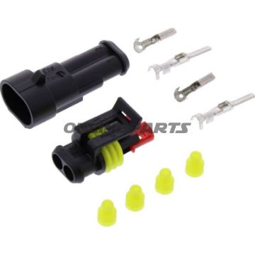 Steckgeh Kit 2Pol Jmptyco Amp Superseal