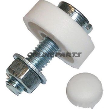 Skrue Til Nummerplade 6X20 Hvid100 Pieces Alt No 4791034