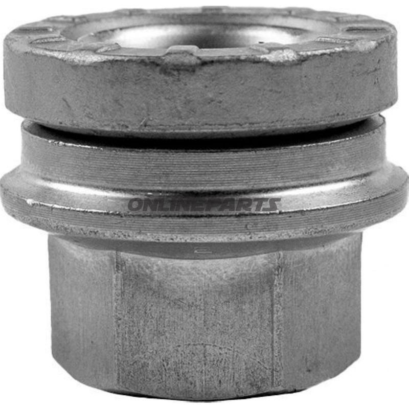 Wheel Nut M14x2.0 Fb 21Silver Pkg 10 Pcs